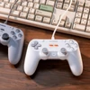 Kép 10/14 - GameSir T3 Lite vezetékes szimmetrikus PC/Switch/Android/iOS kontroller, 1000Hz, Hall stick, turbó, rezgés, 2 programozható gomb – Fehér