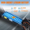 Kép 4/20 - TWOFISH V1 MAX elektromos roller - 400W motor, 10.4Ah akkumulátor, 10" kerekek, hátsó tárcsafék, LCD kijelző