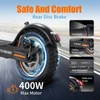 Kép 7/20 - TWOFISH V1 MAX elektromos roller - 400W motor, 10.4Ah akkumulátor, 10" kerekek, hátsó tárcsafék, LCD kijelző