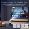 Kép 6/13 - ETOE Starfish Plus projektor Google TV-vel, 140° forgatás, natív 1080p, 300 ANSI, 4K dekódolás, automatikus trapézkorrekció és élességállítás