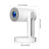 Kép 13/13 - ETOE Starfish Plus projektor Google TV-vel, 140° forgatás, natív 1080p, 300 ANSI, 4K dekódolás, automatikus trapézkorrekció és élességállítás