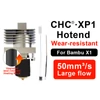 Kép 2/6 - Trianglelab CHC XP1 kopásálló hotend Bambu Lab X1 sorozatú 3D nyomtatóhoz
