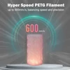 Kép 3/5 - ERYONE nagysebességű áttetsző PETG filament, 3D nyomtatáshoz - 1 kg Pink