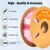 Kép 4/5 - ERYONE nagysebességű áttetsző PETG filament, 3D nyomtatáshoz - 1 kg Pink
