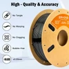 Kép 4/5 - ERYONE nagysebességű áttetsző PETG filament, 3D nyomtatáshoz - 1 kg Cserszínű