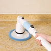 Kép 5/7 - TASVAC EB5 vezeték nélküli forgó súrolókefe, 450RPM, 5 cserélhető fejjel és állítható hosszabbító karral fürdőszobához