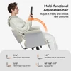 Kép 8/10 - NEWTRAL Freedom-X-FF keresztlábas szék kartámasszal és kerekekkel, dönthető, laptop tálcával, otthoni irodához, relaxhoz - Barack