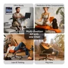 Kép 4/10 - NEWTRAL Freedom-X-FF keresztlábas szék kartámasszal és kerekekkel, dönthető, laptop tálcával, otthoni irodához, relaxhoz - Sötét szürke