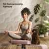 Kép 4/10 - NEWTRAL Freedom-X-FB többtesthelyzetes szék karfával, keresztezett lábas irodai szék laptop tálcával, állítható ergonomikus dönthető szék otthonra – Pink
