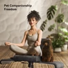 Kép 4/10 - NEWTRAL Freedom-X-FB többtesthelyzetes szék karfával, keresztezett lábas irodai szék laptop tálcával, állítható ergonomikus dönthető szék otthonra – Sötétszürke