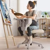 Kép 4/11 - NEWTRAL Freedom-X-FP keresztezett lábas szék karfa nélkül, ergonomikus többtesthelyzetes irodai szék állítható laptop tálcával – Barack