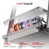 Kép 7/7 - ROBORE SF10 futópad 12% dőlésszöggel, 12 km/h, összecsukható otthoni futópad 3.0 HP motorral, LED kijelzővel, 136 kg teherbírás - Fekete