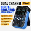 Kép 2/8 - FNIRSI DPOX180H digitális foszfor oszcilloszkóp + DDS jelgenerátor, 2 csatornás, 180MHz, EU csatlakozó - Kék