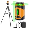 Kép 1/10 - CIGMAN CM-505 360° önszintező lézer szintező állvánnyal, újratölthető 2000mAh akkuval, erős mágneses talppal