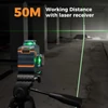 Kép 6/9 - CIGMAN CM-701SE 3x360° önbeálló lézer szintező, 50m, IP54, távirányítós, 12 vonalas