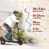 Kép 5/8 - iScooter W5 összecsukható elektromos roller, 350W motor, 36V 7.8Ah akkumulátor, 8.5" gumik, 30km/h, 30km hatótáv, tárcsafék