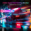 Kép 3/7 - KTC H27S25E 27" gaming monitor, 240Hz QHD 1000R görbület, 1ms válaszidő, Adaptive Sync, HDMI, DP, alacsony kékfény, VESA