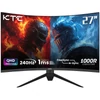Kép 1/7 - KTC H27S25E 27" gaming monitor, 240Hz QHD 1000R görbület, 1ms válaszidő, Adaptive Sync, HDMI, DP, alacsony kékfény, VESA