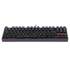 Kép 5/7 - Redragon K552-KR-FR TKL mechanikus billentyűzet, 88 gombos, kompakt, piros kapcsoló, RGB háttérvilágítás, francia AZERTY - Fekete