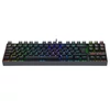 Kép 2/7 - Redragon K552P-KR-FR RGB háttérvilágítású TKL mechanikus billentyűzet, 88 gombos kompakt AZERTY FR, piros switch - Fekete