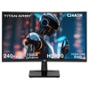Kép 1/12 - TITAN ARMY C24A1H ívelt gaming monitor 23,6", VA, Full HD 240Hz, FreeSync, HDR10, 96% sRGB, HDMI, DP, alacsony kékfény