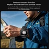 Kép 8/18 - LOKMAT OCEAN GT okosóra, 1.75" kijelző, zseblámpa, iránytű, hangasszisztens, Bluetooth hívás, 3ATM vízálló, egészségmérés, 100+ sportmód – Arany