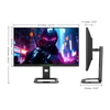 Kép 12/13 - TITAN ARMY P2710S 27” gamer monitor, 2K QHD IPS, 240Hz, 1ms, HDR400, Adaptive-Sync, állítható talp, falra szerelhető