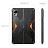 Kép 9/15 - FOSSiBOT DT1 strapabíró tablet, Android 13, 10.4" 2K FHD+, 8+256GB, 4G Dual SIM, IP68 víz-/por-/ütésálló, 11000mAh gyors töltés