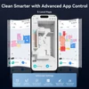 Kép 6/8 - Proscenic X1S robotporszívó felmosóval, 3000 Pa szívóerő, 2.5L porzsák, app és hangvezérlés, fekete