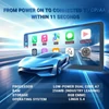 Kép 4/9 - MINIX CP89-HD hordozható vezeték nélküli CarPlay/Android Auto kijelző, 8.9" IPS érintőképernyő, Dupla Bluetooth, AUX, FM Transmitter