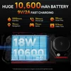Kép 4/7 - FOSSiBOT F101 strapabíró okostelefon, 4GB+64GB, AI tripla kamera, 123dB hangszóró, 10600mAh nagy akku, ujjlenyomat/arc feloldás, 5,45" HD+ Android 12