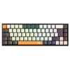 Kép 2/7 - Redragon Ryze K633CGO-RGB német QWERTZ gamer mechanikus billentyűzet, 68 gomb, piros switch, RGB háttérvilágítás, USB-C, hot-swap, PBT kupakok