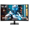 Kép 1/14 - TITAN ARMY C32C1S 31,5" ívelt gamer monitor, 2K QHD, 260Hz, 1ms, HDR10, Adaptive Sync, alacsony kékfény