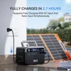 Kép 6/8 - Flashfish BP030B 300W hordozható erőmű, 230,4Wh LiFePO4 akkumulátorral, 600W csúcs, AC kimenet, napelemes töltés kempinghez és vészhelyzethez