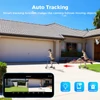 Kép 4/8 - Hiseeu 4K 6MP kültéri WiFi kamera, dupla lencse, színes éjjellátó, AI emberfelismerés, IP66, kétirányú hang, auto követés