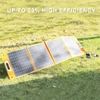 Kép 3/7 - Flashfish TSP 18V/100W hordozható, összecsukható napelem panel DC/USB kimenettel utazáshoz és töltéshez