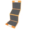 Kép 1/7 - Flashfish TSP 18V/100W hordozható, összecsukható napelem panel DC/USB kimenettel utazáshoz és töltéshez