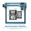 Kép 7/17 - SCULPFUN C1 3W mini lézergravírozó, 10000mm/perc, 150x130mm munkaterület, 0,04mm precíziós pont, hatékony szűrés