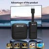 Kép 6/9 - ETOE vezeték nélküli HDMI adó-vevő készlet – AirPlay & Miracast, Plug&Play, 1080p→4K felskálázás, alacsony késleltetés, 50 m hatótáv