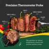 Kép 2/9 - CHEFREE AF500 1700W 6,5L Forrólevegős sütő okos hőmérővel, 8 az 1-ben programmal, gyors 230℃ felfűtéssel, rázási emlékeztetővel