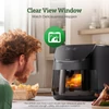 Kép 5/9 - CHEFREE AF500 1700W 6,5L Forrólevegős sütő okos hőmérővel, 8 az 1-ben programmal, gyors 230℃ felfűtéssel, rázási emlékeztetővel