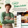 Kép 7/9 - CHEFREE AF500 1700W 6,5L Forrólevegős sütő okos hőmérővel, 8 az 1-ben programmal, gyors 230℃ felfűtéssel, rázási emlékeztetővel