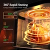 Kép 8/9 - CHEFREE AF500 1700W 6,5L Forrólevegős sütő okos hőmérővel, 8 az 1-ben programmal, gyors 230℃ felfűtéssel, rázási emlékeztetővel