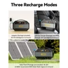 Kép 6/6 - Flashfish P56 hordozható erőmű, 288Wh/78000mAh akkumulátor, 330W szinuszos inverter, 600W csúcsteljesítmény, napelemes töltés, LED kijelző