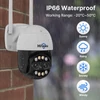Kép 7/9 - Hiseeu 4K 8MP vezeték nélküli biztonsági kamera, dual lencse, 8x zoom, 2-irányú hang, színes éjjellátó, emberfelismerés, IP66