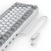 Kép 11/20 - 3inuS 87 gombos, 5 az 1-ben mechanikus billentyűzet USB‑C hubbal, hot‑swappolható, Mac/Windows kompatibilis –  Barna billentyűkkel