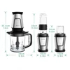 Kép 6/6 - BioloMix TB23M 3 az 1-ben multifunkciós élelmiszer-feldolgozó, 700W turmixgép, húsdaráló, kávé- és fűszerdaráló, smoothie készítő