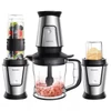 Kép 1/6 - BioloMix TB23M 3 az 1-ben multifunkciós élelmiszer-feldolgozó, 700W turmixgép, húsdaráló, kávé- és fűszerdaráló, smoothie készítő