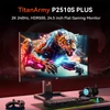 Kép 11/20 - TITAN ARMY P2510S PLUS 24.5" gamer monitor, 2K QHD 240Hz IPS, HDR500, állítható állvány, Adaptive-Sync, szemkímélő mód