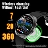 Kép 7/10 - LEMFO LF38 okosóra, 1.6" IPS HD kijelző, 60Hz, Bluetooth hívás, egészségkövetés, 100+ sport mód, hangvezérlés - acélszíj